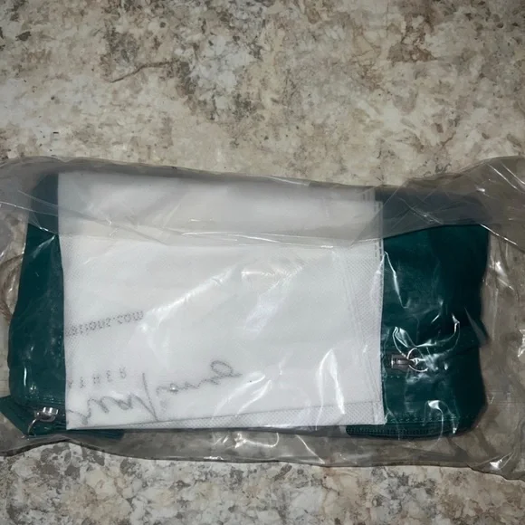 Teal Ampere Vegan Leather Wristlet convertible Crossbody Bag | New in packaging - Picture 3 of 4